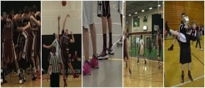 basketball collage